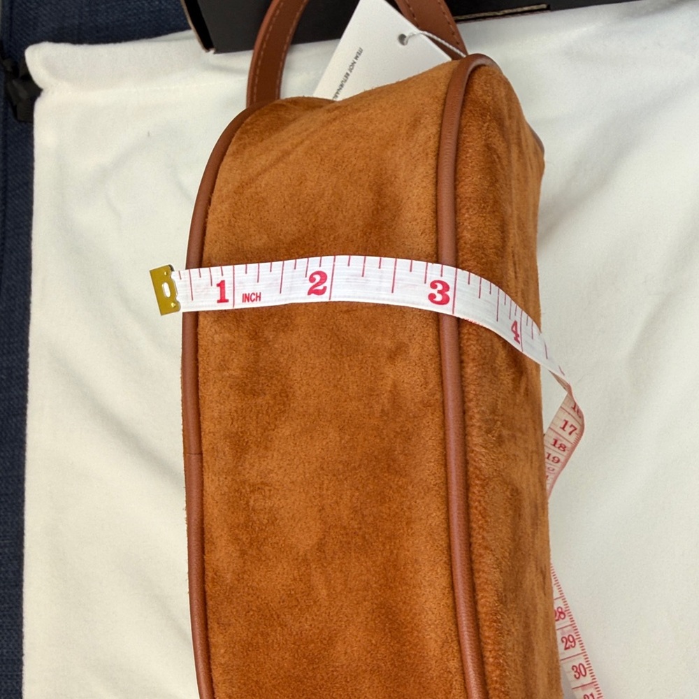 NEW Aupen Joy Surprise Bag in Mocha Suede - Picture 6 of 9